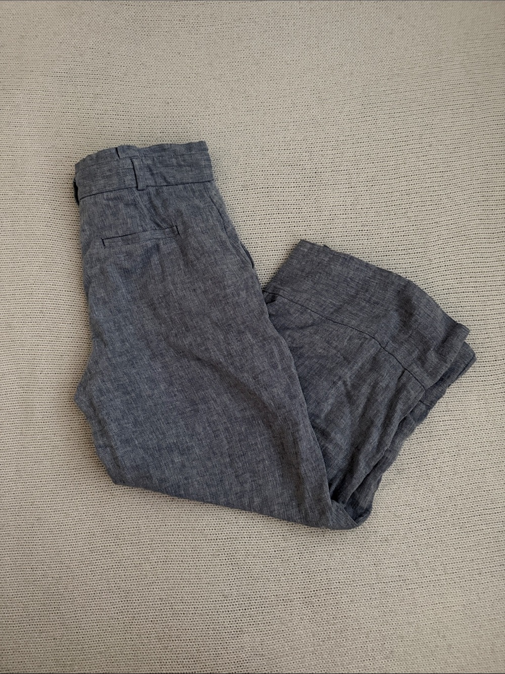 Banana Republic Linen/Cotton Blake Crop Pants Size 6